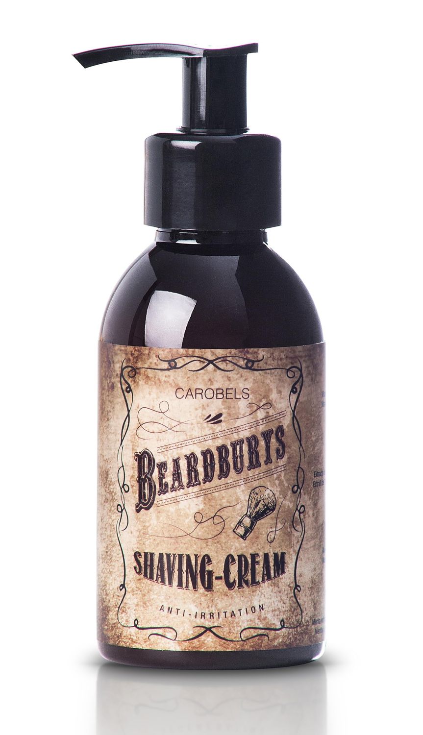 Beardburys Mosturizing Shaving Cream, Barber Grade Shaving Cream With Thyme and E Vitamin, Protects Your Skin After Shaving 5 Oz
