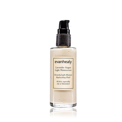 evanhealy Lavender Argan Light Moisturizer | Sheer Antioxidant Natural Moisturizer Cream for Oily Sensitive Skin | Vitamin E Face Cream