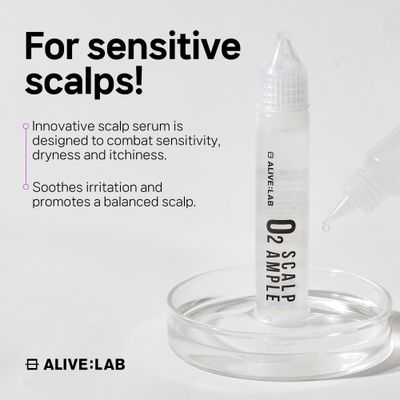 ALIVELAB Scalp Serum for Dry Sensitive Scalp Care, Balance and Revitalize Itchy ScalpTreatment Pack of 2