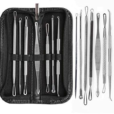 Blackhead and Pimple Remover Kit - 7 Surgical Extractor Tools - Excellent for Acne Treatment, Pimple Popping, Blackhead Extraction, Zit Removing, Blemish Removal, Comedone Extracting,Whitehead Popping