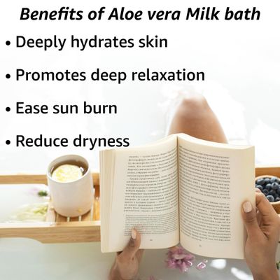 Creamy Oats Milk Bath Soak - Hydrate Moisturize Soften Skin - Aloe Vera Honey Chamomile Luxury Spa Bath Salt Mother's Birthday Christmas Relaxation Gifts for Women Perfect Stocking Stuffers