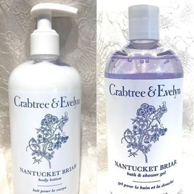 Crabtree &amp; Evelyn Nantucket Briar Body Lotion &amp; Shower Gel Set 16.9 oz