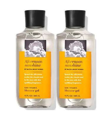 Bath &amp; Body Works Afternoon Sunshine Shower Gel Gift Sets 10 Oz 2 Pack (Afternoon Sunshine)