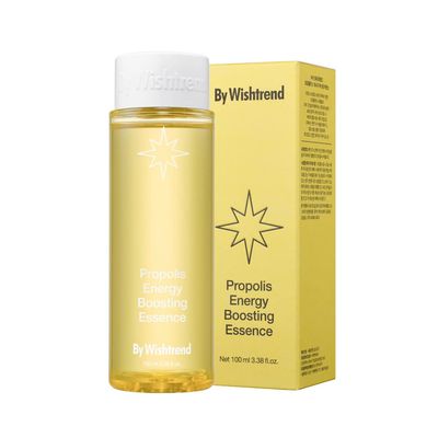 BY WISHTREND Propolis Energy Boosting Essence, Serum Booster for Propolis and Vitamin C, first treatment essence, 1st step skincarePropolis Extract Toner, 100ml, New Package