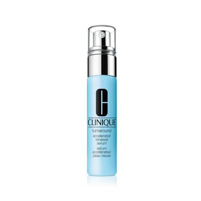 Clinique Turnaround Accelerated Renewal Serum For All Skin Types | Exfoliating + Smoothing, 1 Fl Oz