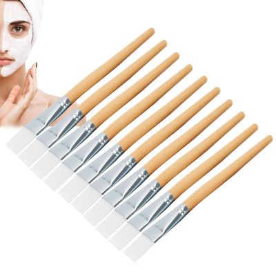 10pcs Makeup Brush Set, Face Mask Applicator Brush, Face Eye Shadow Blush, Flexible facial Mud Mixed Brush, for Mud Clay Charcoal Mixed Mask