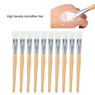 10pcs Makeup Brush Set, Face Mask Applicator Brush, Face Eye Shadow Blush, Flexible facial Mud Mixed Brush, for Mud Clay Charcoal Mixed Mask