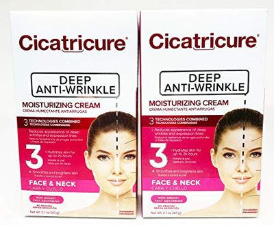 Cicatricure Crema Anti-Wrinkle Face Cream 2.10 oz (Pack of 2)