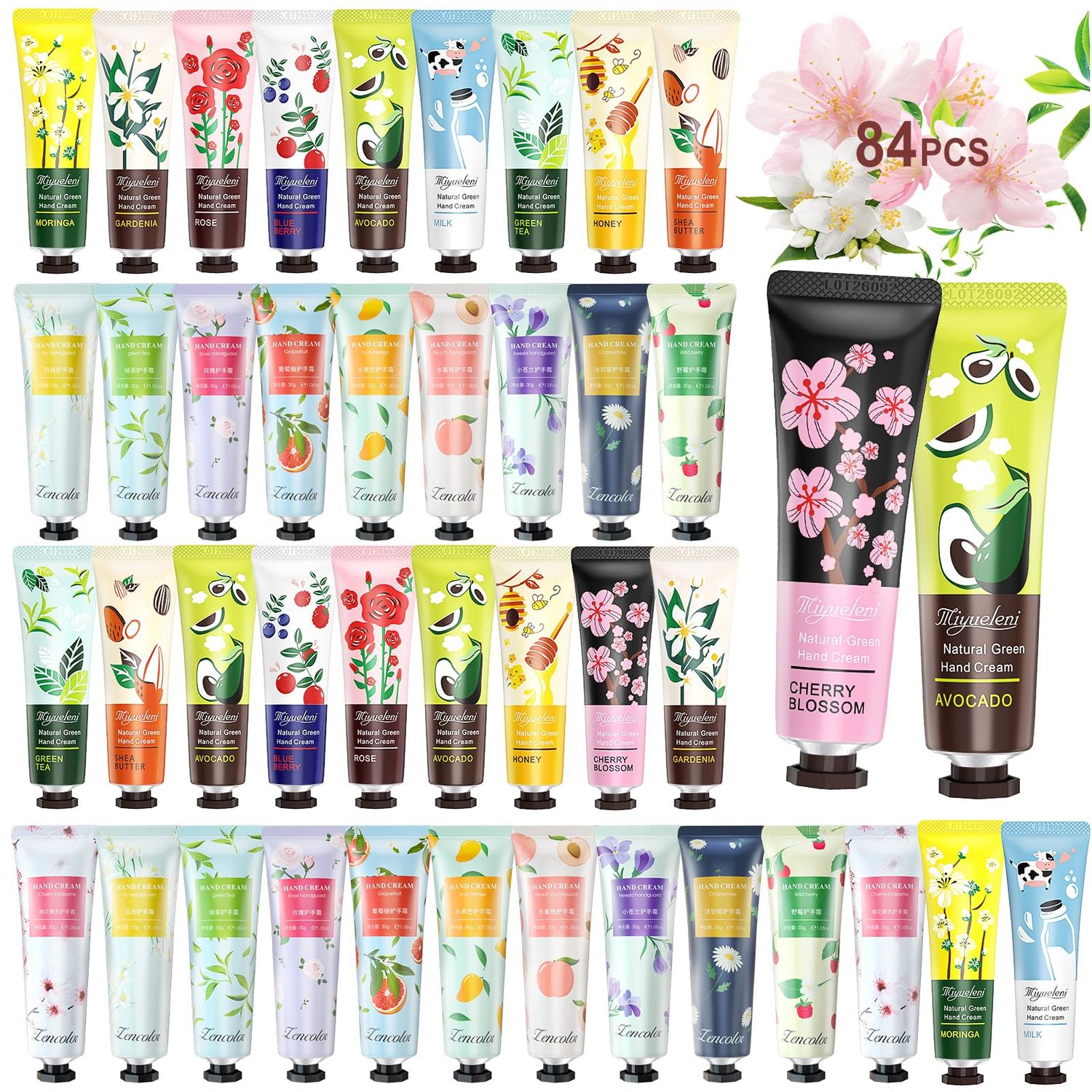 84 Pack Hand Cream Gifts Set, Hand Lotion Travel Size, Mini Hand Lotion Bulk, Mini Hand Cream for Dry Cracked Hands, Hand Cream Bulk, Lotion Sets for Women Gift, Moisturizing Hand Cream For Dry Hand