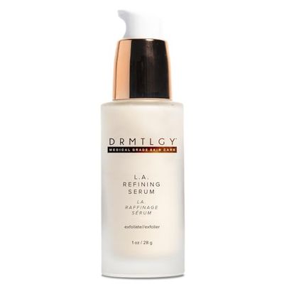 DRMTLGY Lactic Acid 12% Refining Serum for Face - AHA &amp; PHA Exfoliating Face Serum - Dark Spot Serum with Brightening Licorice Root Extract, 1oz