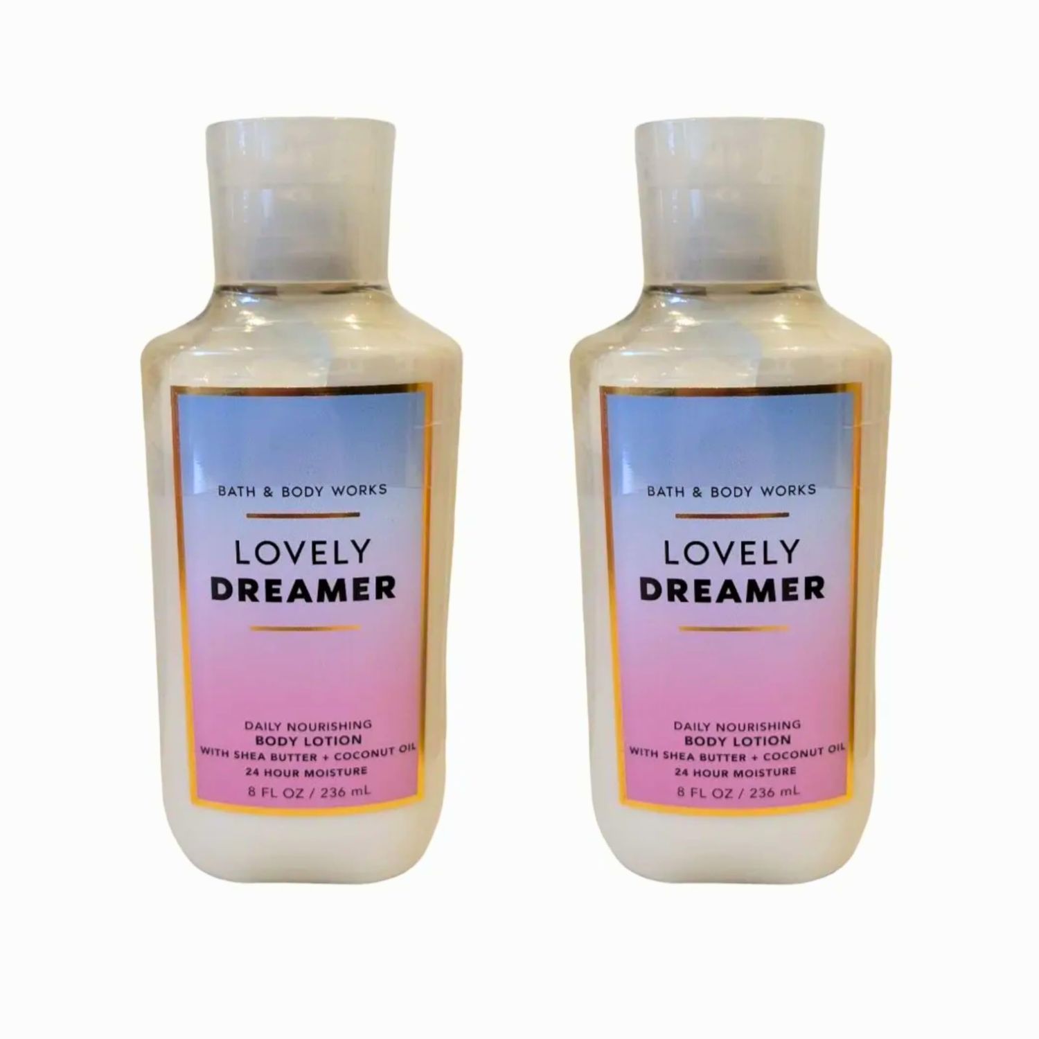 Bath &amp; Body Works Daily Nourishing Body Lotion, Set of 2, 8oz Each (Lovely Dreamer)