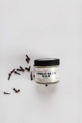 Combat Ready Skin Balm 2oz by Skincando - All Natural - Intensive Moisturizer - Skin Cream - Organic ingredients - Apricot Kernel Oil - Grapefruit Seed Extract - Black Spruce - Black Tea Moisturizer