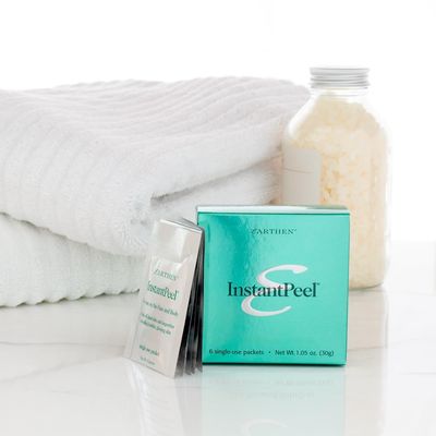 Earthen SkinCare InstantPeel Skin Remover Skin Exfoliant - Safe for Sensitive Skin - 6 Packets/Box (1-Pack)