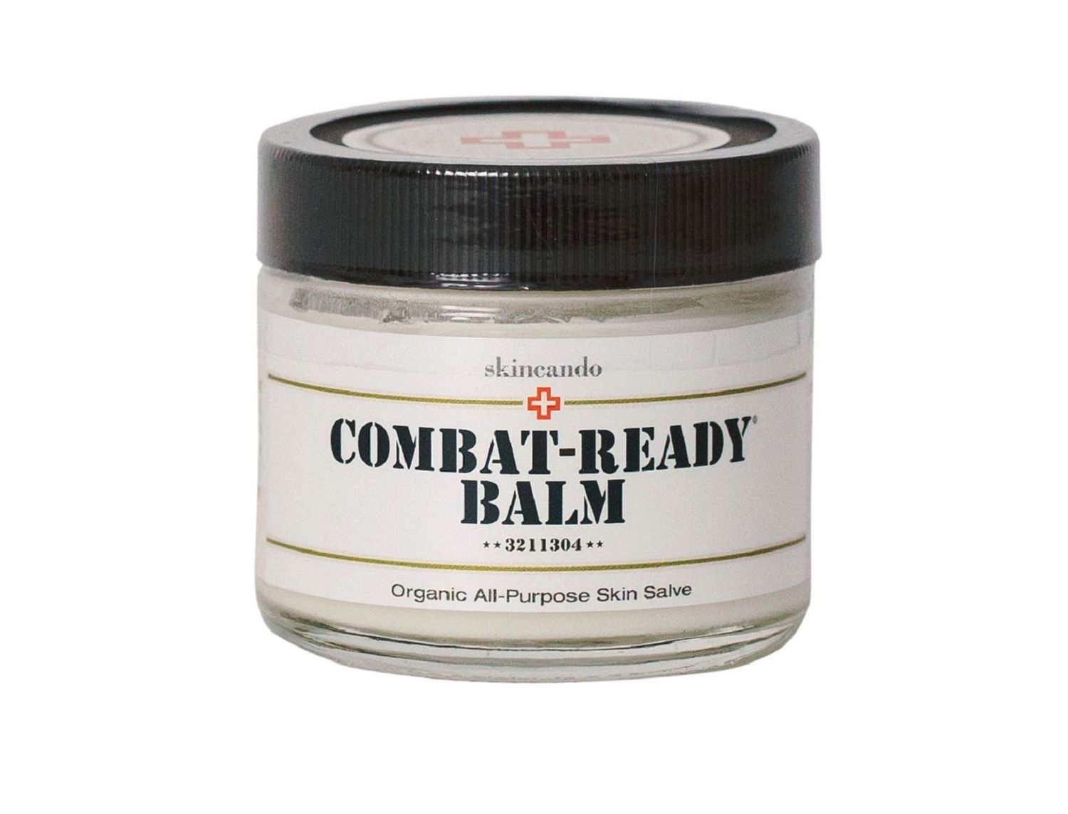 Combat Ready Skin Balm 2oz by Skincando - All Natural - Intensive Moisturizer - Skin Cream - Organic ingredients - Apricot Kernel Oil - Grapefruit Seed Extract - Black Spruce - Black Tea Moisturizer