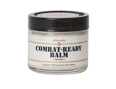 Combat Ready Skin Balm 2oz by Skincando - All Natural - Intensive Moisturizer - Skin Cream - Organic ingredients - Apricot Kernel Oil - Grapefruit Seed Extract - Black Spruce - Black Tea Moisturizer