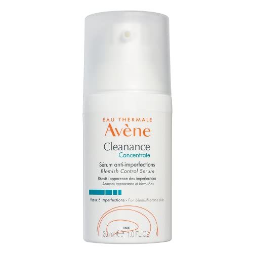 Eau Thermale Avne - Cleanance Concentrate Blemish Control Serum - Minimizes Appearance of Blemishes &amp; Non-comedogenic - Long Lasting Results - Airless Pump, 1 fl.oz.