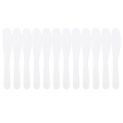 12pcs DIY Facial Mask Spatula, Home Skin Care Mask Mixing Spoon Applicator Accessory