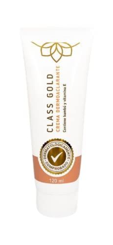 Dermoaclarante Crema Tamao Grande Class Gold Cosmetics Body Cream,Natural Skin Cream with Vitamin E 120 ml,4.05 Fl Oz (Pack of 1)