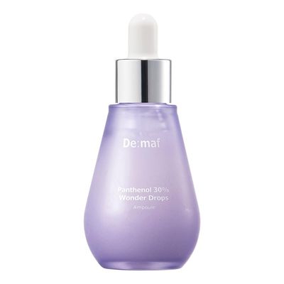 De:maf Panthenol 30% Wonder Drops Ampoule, Panthenol 30% and Evening Primrose Extract for Instant Calming, Suitable for All Sensitive Skin, Korean Skincare