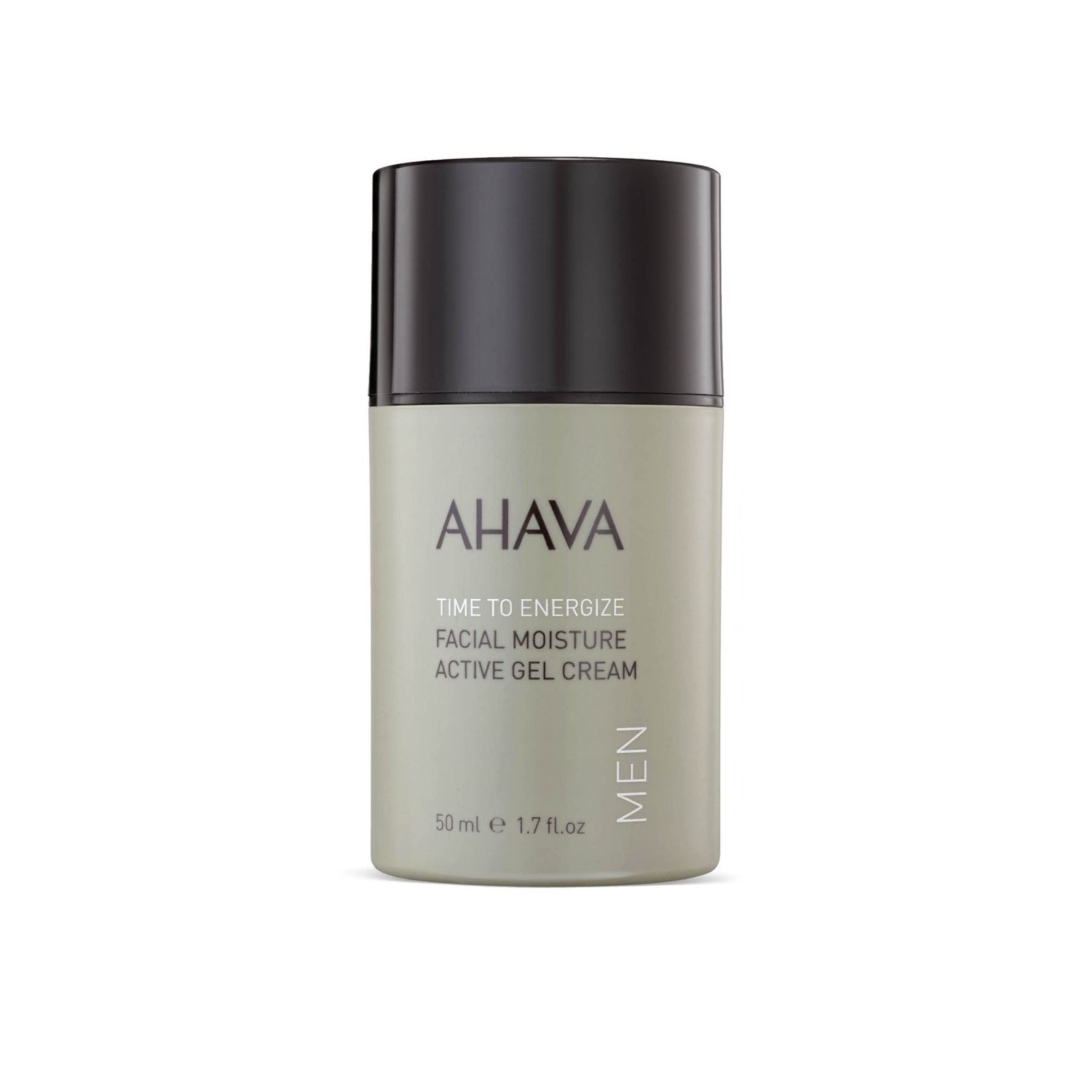 AHAVA. Men&#39;s Facial Moisture Active Gel Cream - Moisturizer to hydrate &amp; soothe, calms irritation, provides refreshing sensation, with exclusive blend Osmoter, Bisabolol &amp; Pentavitin, 1.7 Fl.Oz