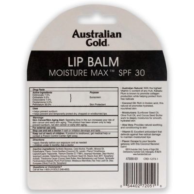 Australian Gold Spf30 Lip Balm 0.15 Oz, 0.15 Ounces