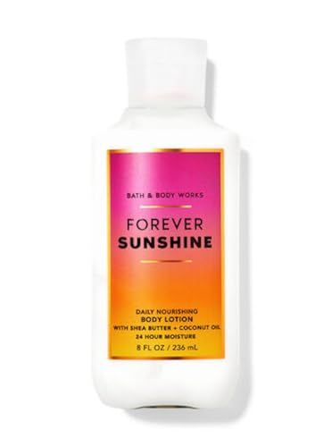 Bath and Body Works Super Smooth Body Lotion Sets Gift For Women 8 Oz (Forever Sunshine)