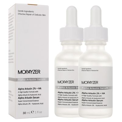 Alpha Arbutin 2% + HA Serum for Anti Aging &amp; Wrinkles, 2 PCS Moisturizing Alpha Arbutin Serum 2% with Arbutin, Hyaluronic Acid, Niacinamide for Acne &amp; Spots, Hyaluronic Acid Serum for Face.