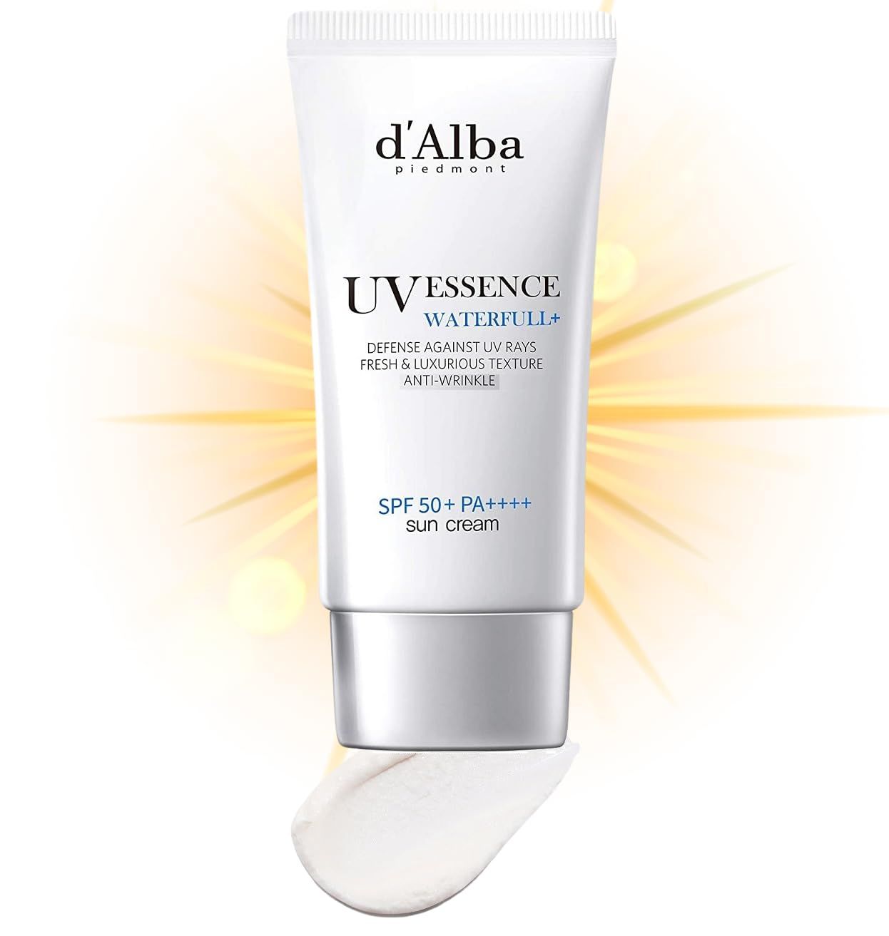 d&#39;Alba Piedmont [ORIGINAL] UV Essence Sunscreen for Face SPF 50+ Face Moisturizer Korean Ultra Violet Protection White Truffle Sun Cream Hydrate Skin and Decrease Wrinkles