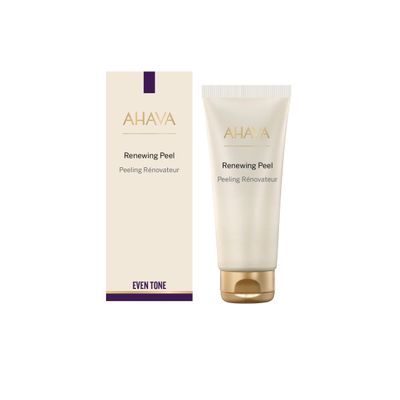 AHAVA Time to Treat Facial Renewal Peel - Gel peel for immediate radiance &amp; even tone, enhances renewal, smoothes skin surface, with Osmoter, Biasbolol, Calendula &amp; Vitamin C &amp; Aloe Vera, 3.4 Fl.Oz