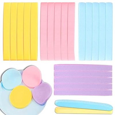 Haploon 144 Pcs Compressed Facial Sponge, Facial Compressed Facial Sponges Face Cleansing Sponge Pad Exfoliating Wash Makeup Removal for Women, Makeup Removal Sponge
