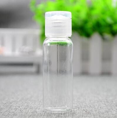12PCS 20ml/0.67oz Empty Clear Plastic Sample Bottle Travel Container Jar Pot Vial with Flip Lid Perfect for Makeup Emollient Water Shower Gel Emulsion Liquid Comestic Containers (20ml/0.67oz)