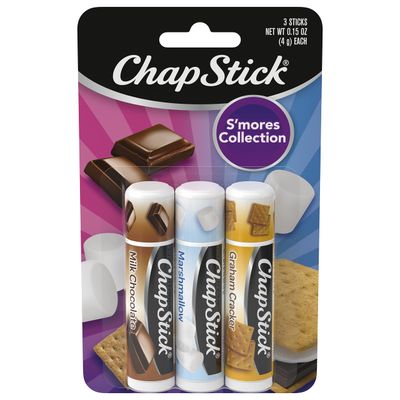 Chapstick Classic Lip Balm, Graham Chocolate, Marshmellow, Milk Chocolate, 0.45 Ounce (Pack of 72)