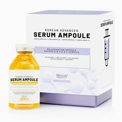 BRUN SD - Control Salmon DNA Ampoule - Micro Needling Korean Serum Booster for Face and Body to Use with and without Derma Pen Microneedling Skin Care Serum 1.18 fl.oz