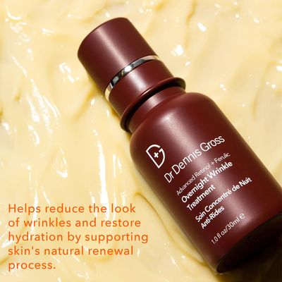 Dr Dennis Gross Advanced Retinol + Ferulic Overnight Wrinkle Treatment: Visibly Firm, Restore Hydration &amp; Reduce the Look of Wrinkles, 1 oz