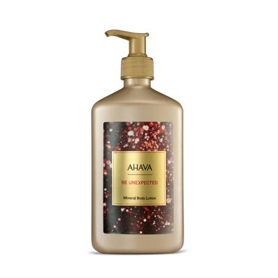 AHAVA Be Unexpected Mineral Body Lotion - Daily Moisturizing &amp; Hydrating Body Lotion with Osmoter, Exclusive blend of Dead Sea Minerals &amp; Nourishing Botanical Extracts, Original, 17 Fl.Oz