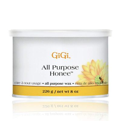 GiGi All Purpose Honee, Mini Body and Facial Hair Remover Wax, with Beeswax Formula, 8 oz.
