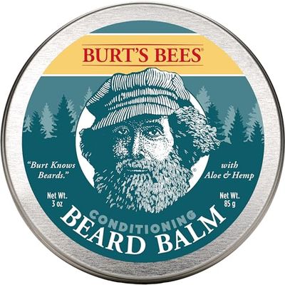 Burts Bees Conditioning Beard Balm with Aloe &amp; Hemp, For Men, 3 Ounces