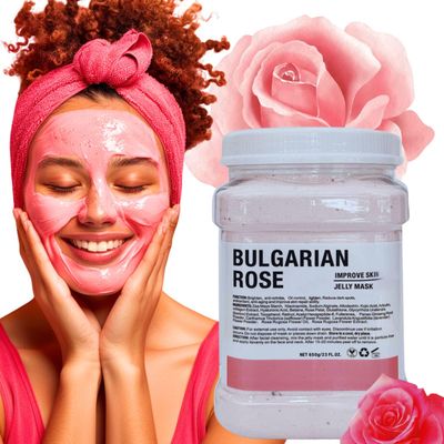DR MEINAIER Luxury 24K Gold Facial Mask, Anti-Acne Skin Rejuvenation Mask for Oily and Combination Skin, Jelly mask for professionals, hydrojelly masks, 2023 Christmas gift (Gold) (Rose)