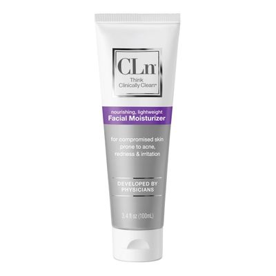 CLn Facial Moisturizer - Soothes &amp; Calms Skin, Helps Reduce Appearance of Redness, Locks in Moisture without Clogging Pores, Dermatologist &amp; Clinically Tested, 3.4 oz.