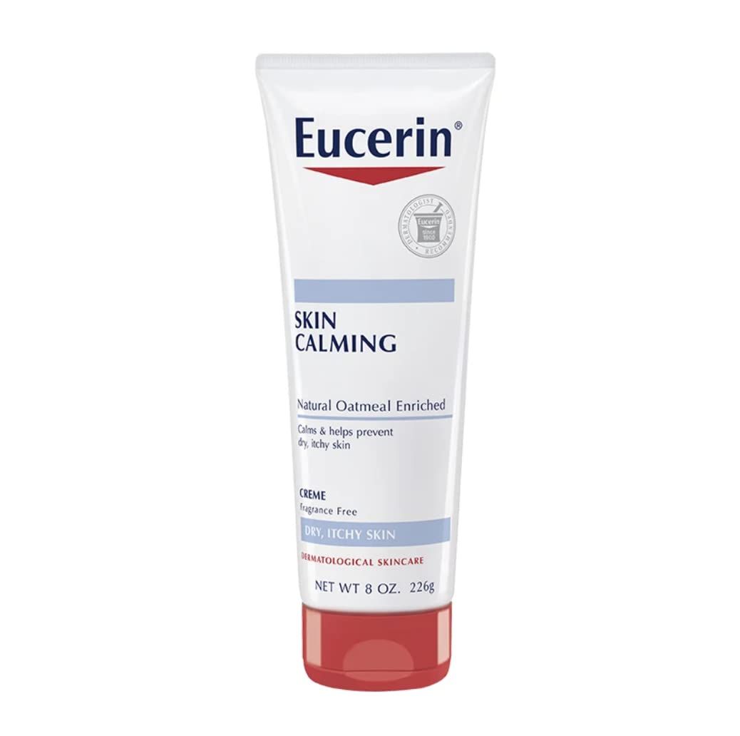 Eucerin 11962 Plus Intensive Repair Lotion, Calming Cream, 8 oz, White