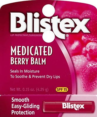 Blistex Medicated Lip Balm, SPF 15, Berry.15-Ounce Tubes (12 Pack)