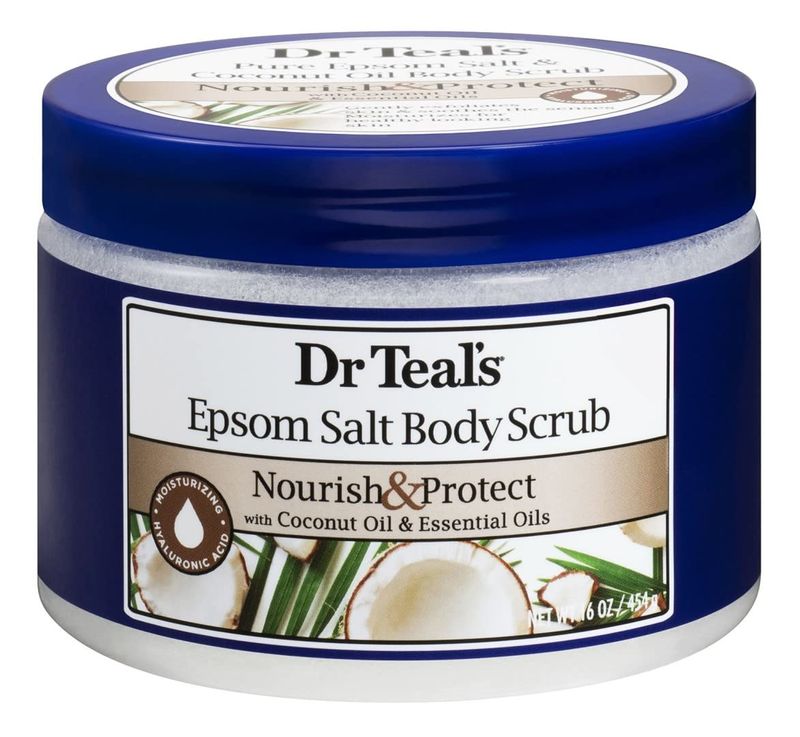 Dr. Teal's Body Scrub Nourish &amp; Protect 16 Ounce Jar