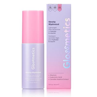 Glossmetics Dewly Hydrated Lightweight Daily Moisturizer with Centella Asiatica Skin Care, Panthenol Moisturizer - Face Cream for Combination Skin