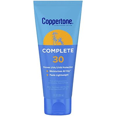 Coppertone Complete Sunscreen Lotion, SPF 30 Sunscreen, 7 Oz