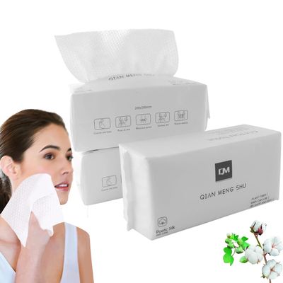 Disposable Face Towel Facial Towels Make Up Cotton Tissues Wipes For Face Lint Free For Sensitive Skin Face Makeup 3 * 100 Count Clean Skin Club Face Towels Face Towels Disposable Clean Towels