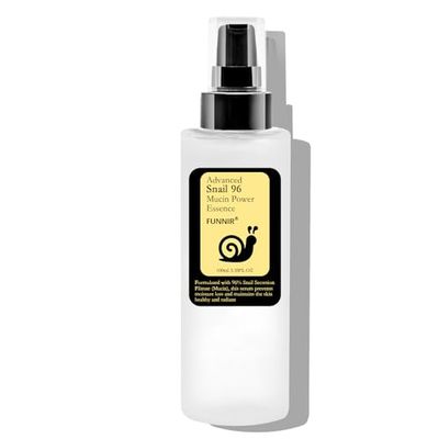 FUNNIR Snail Mucin 96% Essence 100ml, Hydrating Serum for Face with Snail Secretion Filtrate for Dull Skin, Skin care products for All Skin Types