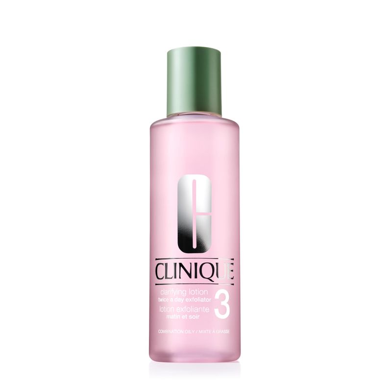 Clinique 3-Step Clarifying Lotion Face Exfoliator For Combination Oily Skin Types, Combination Oily Skin, 13.5 Fl Oz