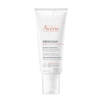 Eau Thermale Avne XeraCalm A.D Lipid-Replenishing Balm, Atopic Dermatitis, Eczema-Prone, No Preservatives, Fragrance-Free, 6.7 oz.