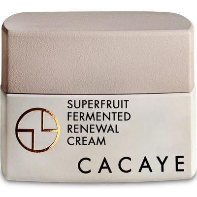 CACAYE Superfruit Renewal Cream Face Moisturizer, 1.6 fl oz - Hydrating up to 24 hrs, Daily Gel Moisturizing Lotion with CaCay Oil Helps Reduce Wrinkles, Fine Lines - Premium Facial Skin Care Products