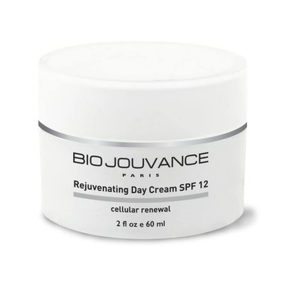 BIO JOUVANCE PARIS - Rejuvenating Day Cream 2oz / 60ml - For Mature/Sun Damaged Skin | Anti-Aging Face Moisturizer Hydrating Lotion | Daily Facial Skin Care Treatment Regimen | Made in France